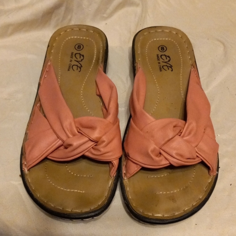 EVE Faux Leather Casual Fashion Sandals Slippers